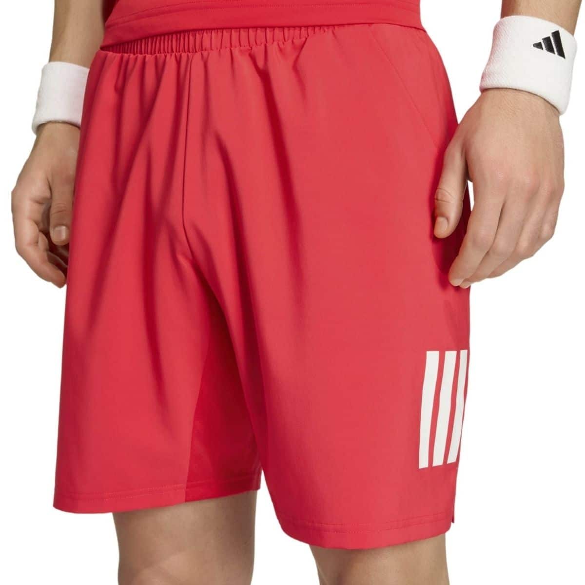 Short Adidas Club 3STR Rojo Rubí M