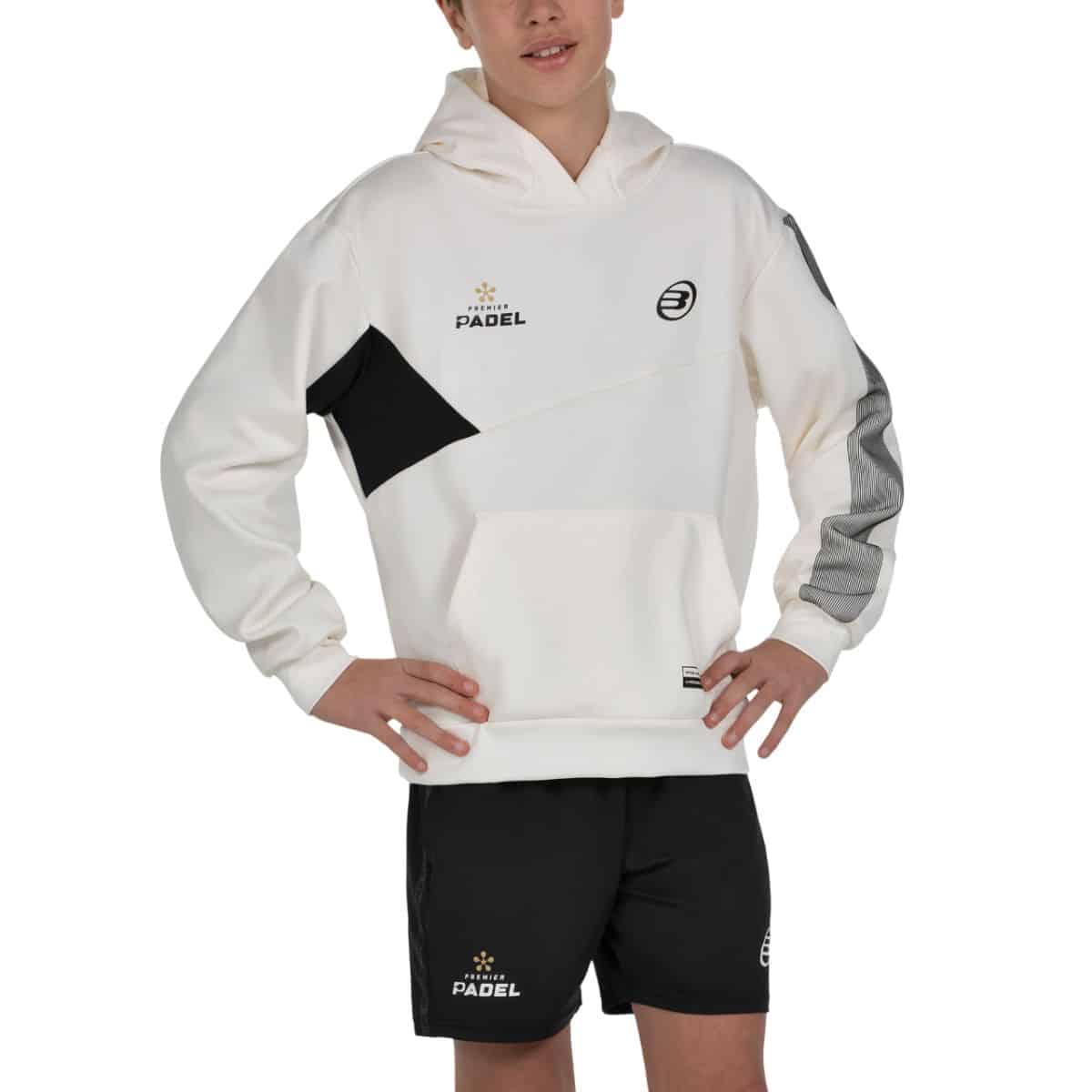 Sudadera Bullpadel Palmiro Crudo Junior Premier Padel