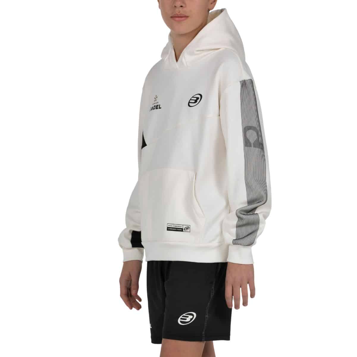 Sudadera Bullpadel Palmiro Crudo Junior Premier Padel 2026