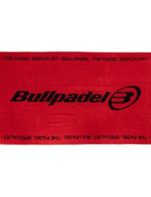 Toalla Bullpadel Roja-Negra 2026