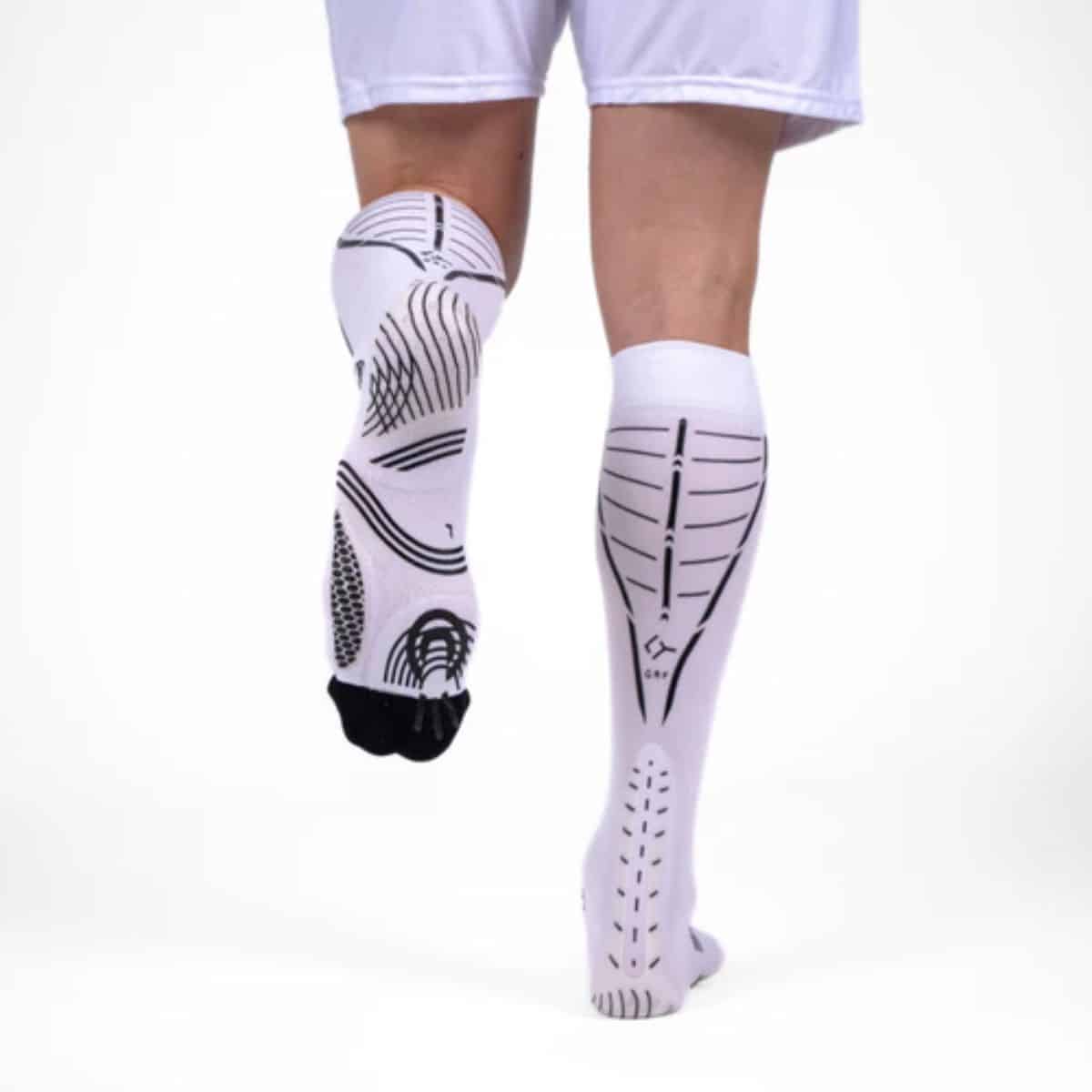 Detalles de los Calcetines Floky GRF Long Blancos