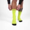 Detalle de los Calcetines Floky GRF Medium Amarillo Flúor