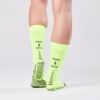Detalle de los Calcetines Floky Run Up Medium Amarillo Flúor