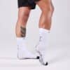 Detalle de los Calcetines Floky Run Up Medium Blancos