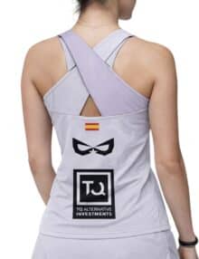 Camiseta Bullpadel Oficial Pado Claudia Fernández Lila Pastel