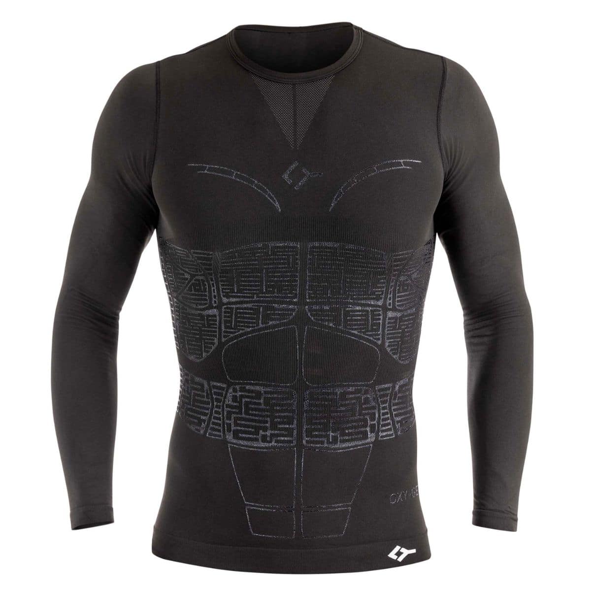 Camiseta manga larga Floky Oxy-Gen Negra