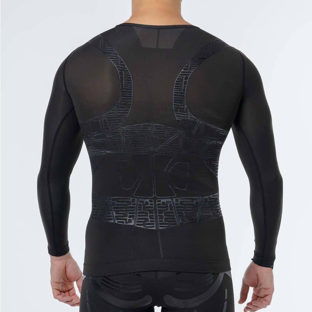 Detalle de la Camiseta manga larga Floky Oxy-Gen Negra