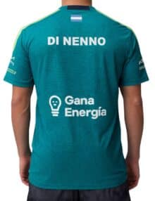 Camiseta Oficial Bullpadel Montse Di Nenno Verde Azulado Vigore