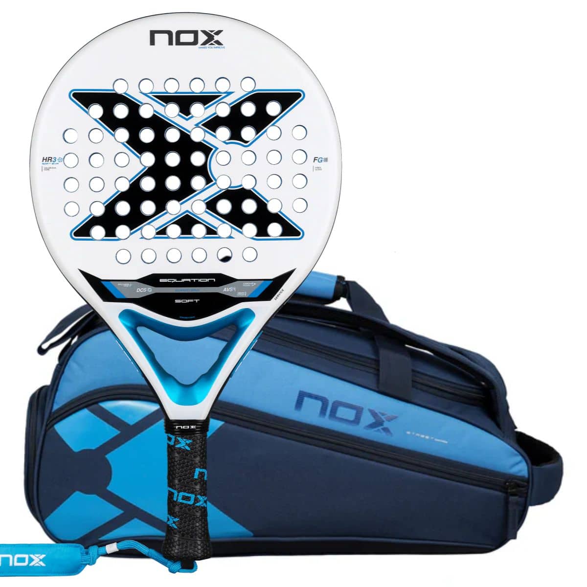 Pack NOX Equation Soft Advanced + Paletero Street Series Azul