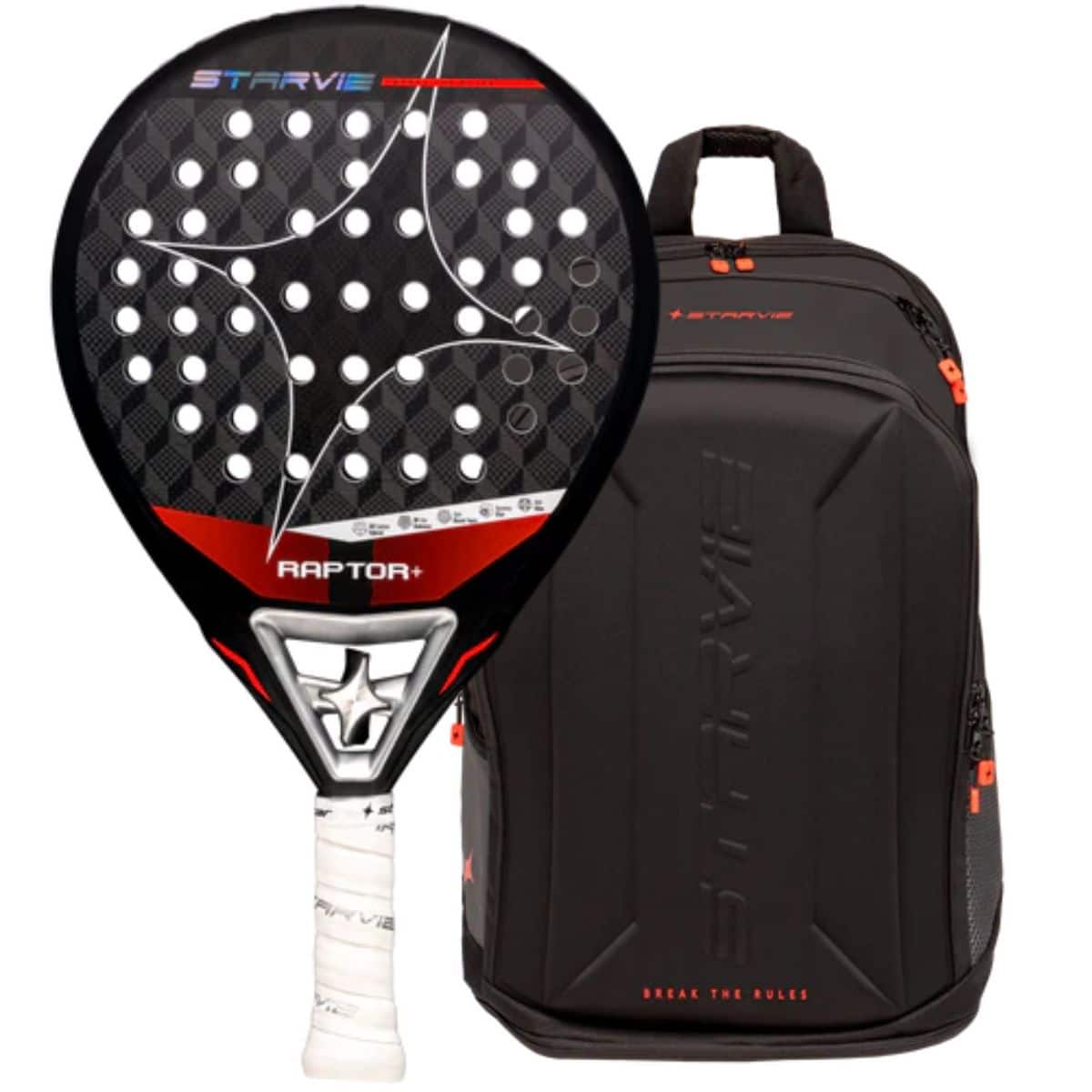 Pack StarVie Raptor + Mochila Hard EVA Black