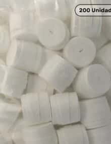 Bolsa 200 unidades de Overgrips HEAD Padel Pro Perforados Blancos