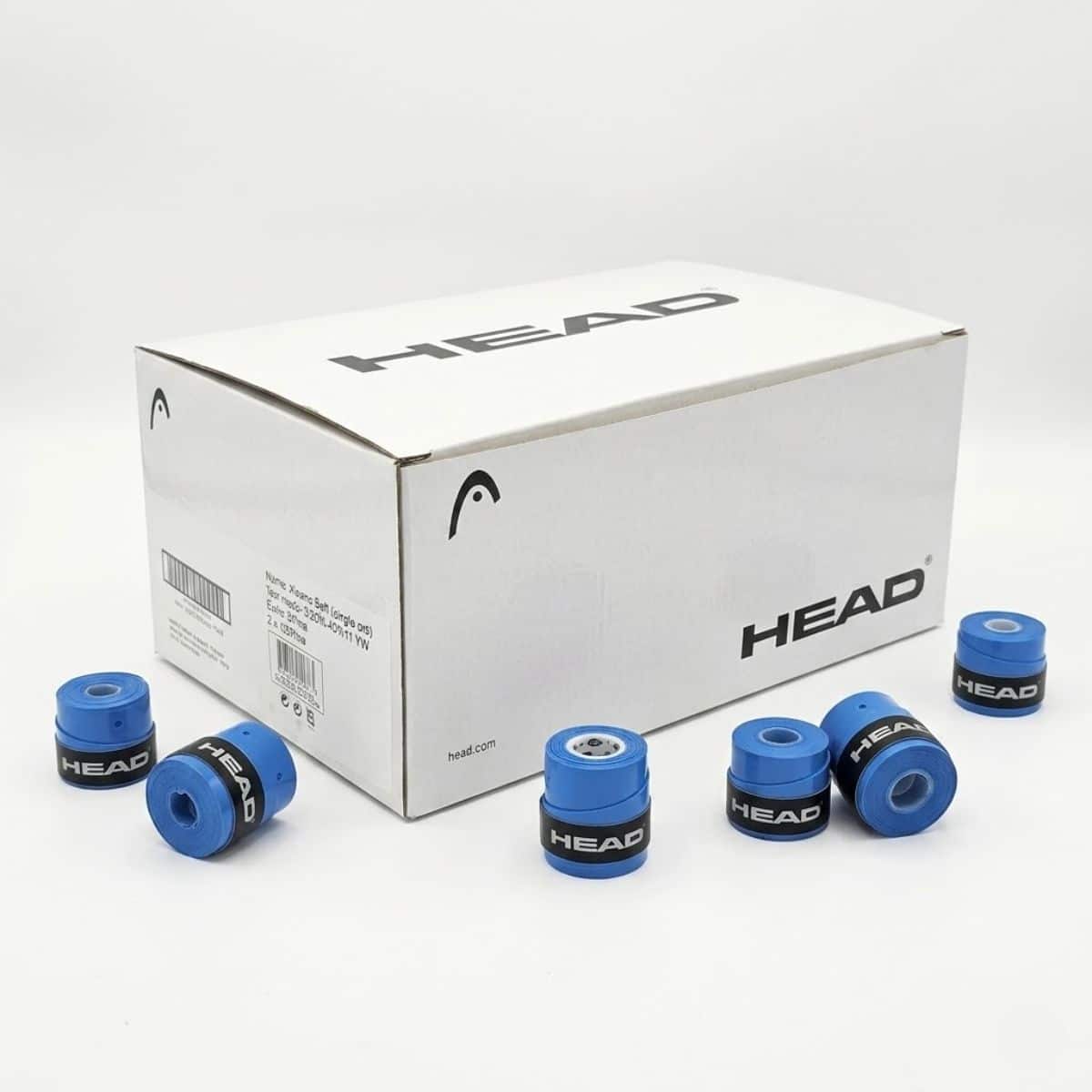 Caja 200 Overgrips HEAD Xtreme Soft Perforados Azules