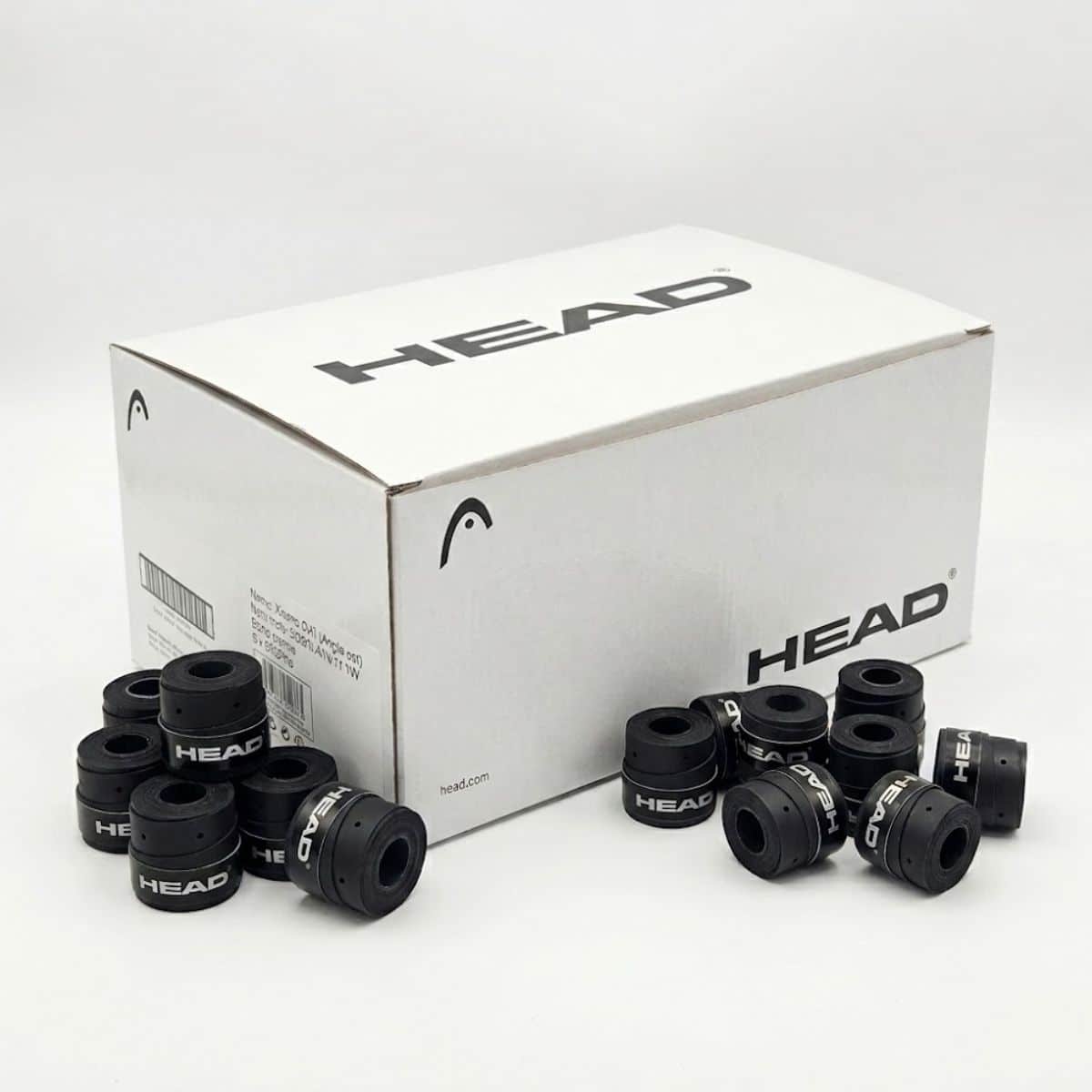 Caja 200 Overgrips HEAD Xtreme Soft Perforados Negros