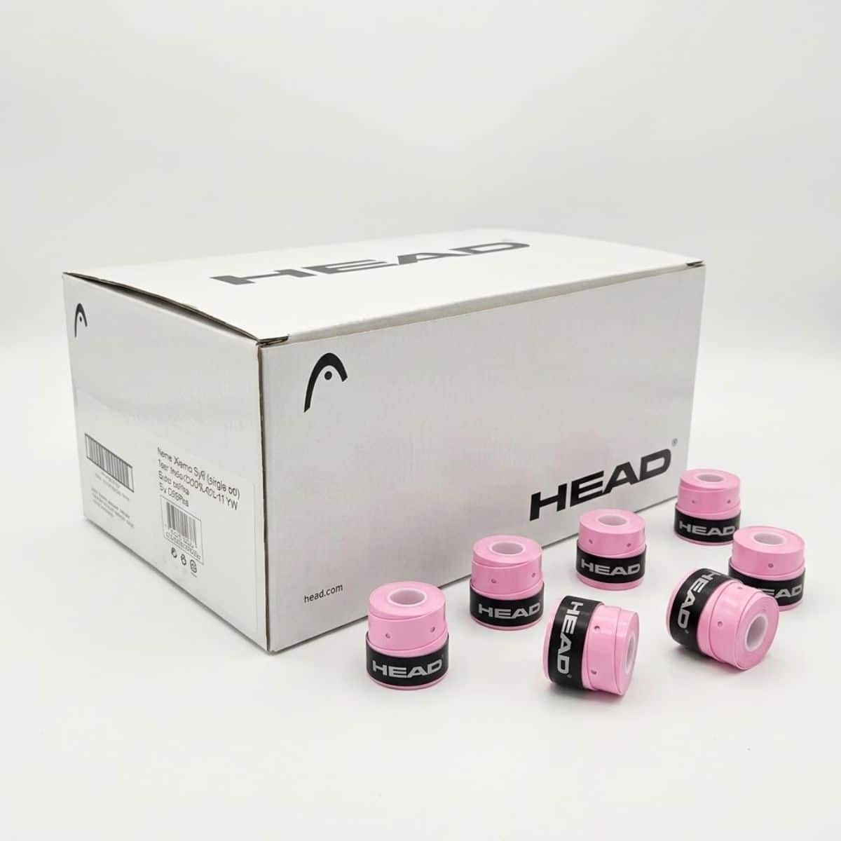 Caja 200 Overgrips HEAD Xtreme Soft Perforados Rosas