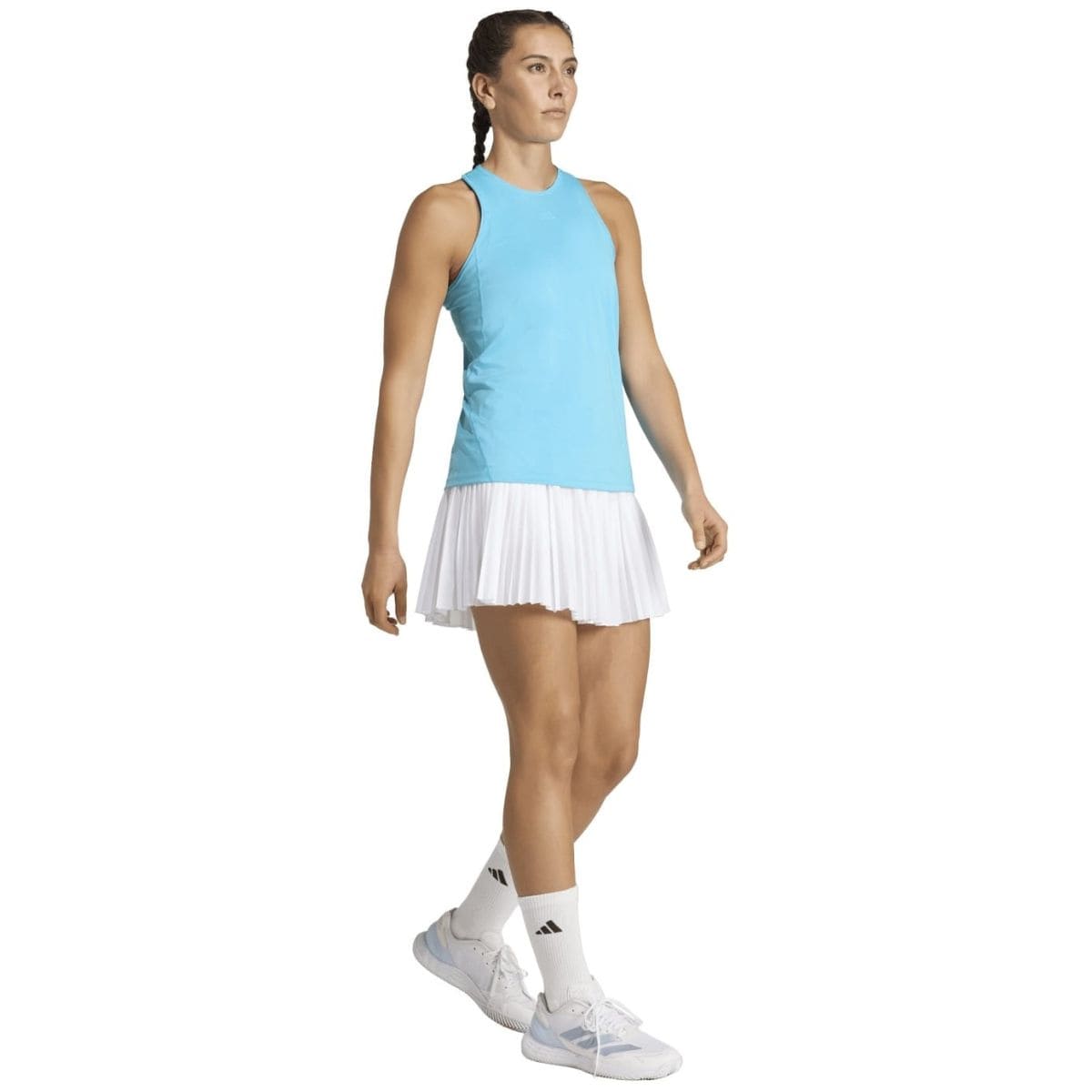 Camiseta Adidas Club Cyan Mujer - Detalle