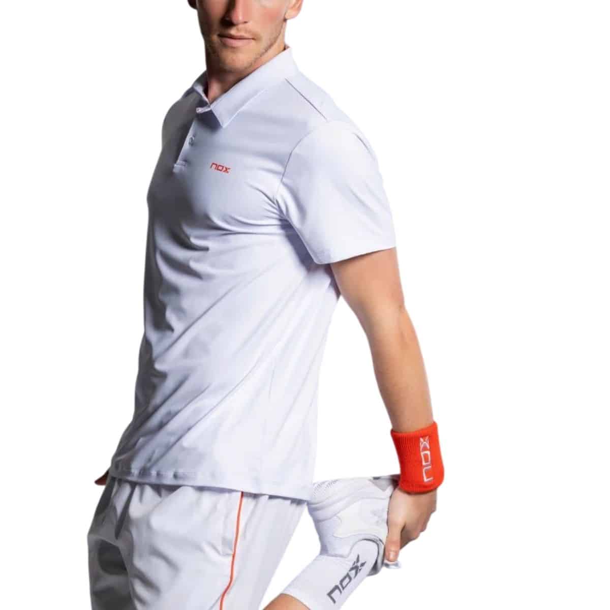 Polo NOX Team Blanco de Hombre