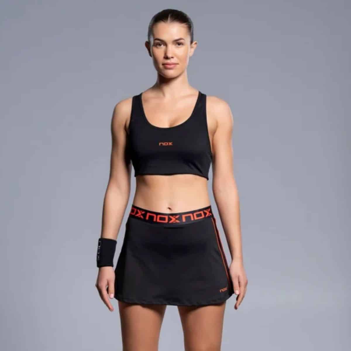 Sujetador Deportivo NOX Team Negro Woman