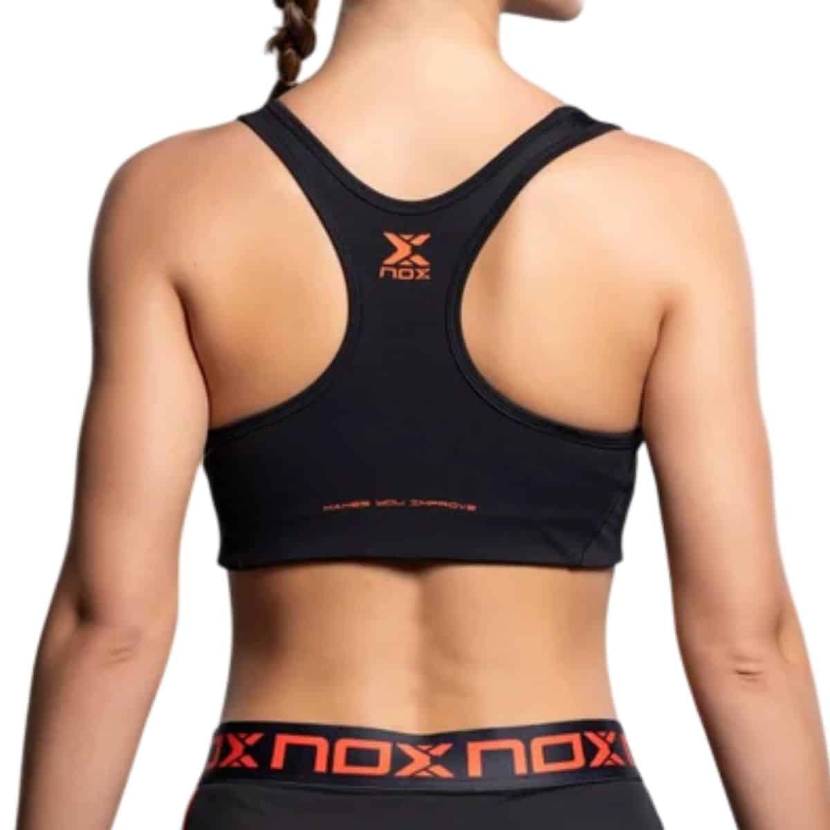 Sujetador Deportivo NOX Team Negro W