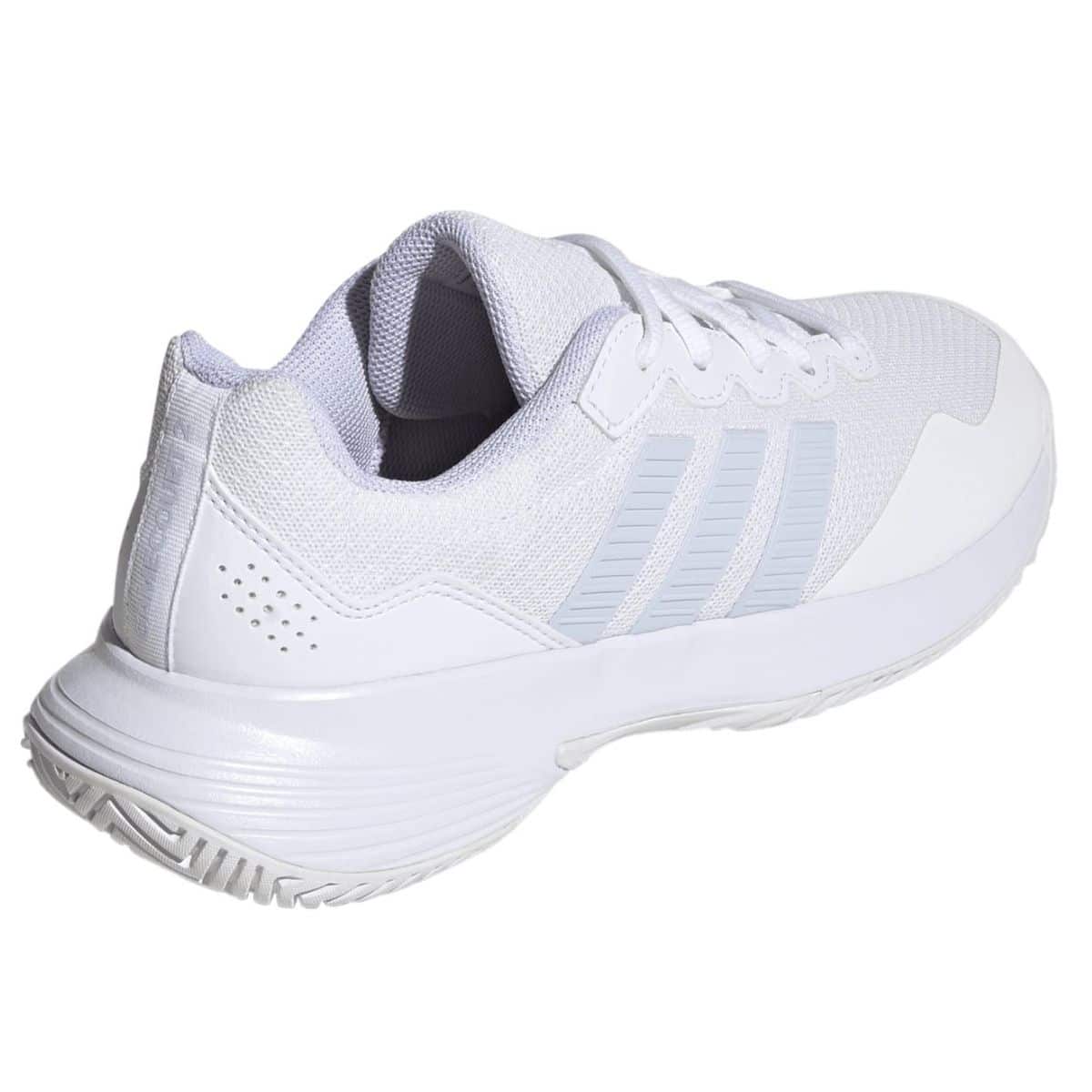 Detalle de las Zapatillas Adidas Gamecourt 2 Woman Blanco/Azul