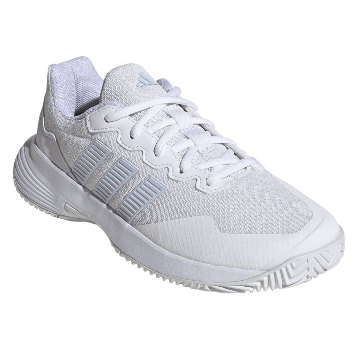 Detalle de las Zapatillas Adidas Gamecourt 2 Woman Blanco/Azul