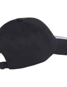 Gorra Adidas Baseball New Logo 3 Bandas Negro/Blanco