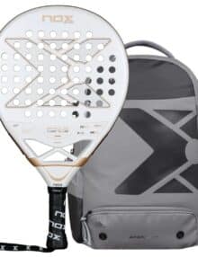 Pack Junior NOX - Pala AT10 Genius + Mochila AT10 Team Gris