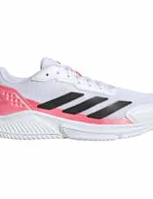 Zapatillas Adidas Courtquick Padel Blanco/Solar Turbo