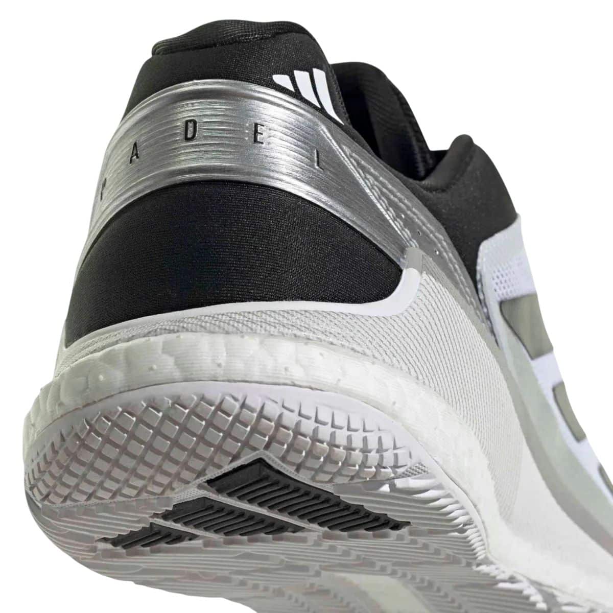 Detalle de las Zapatillas Adidas Crazyquick Boost Blancas/Negras KH5920