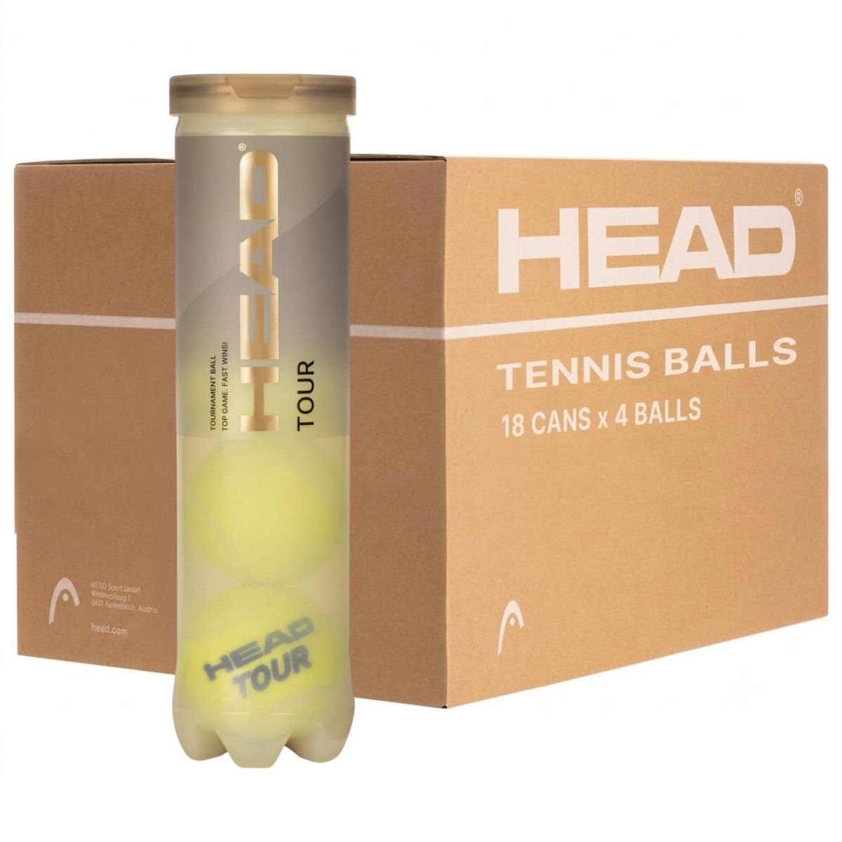 Cajón 18 Botes de Pelotas HEAD Tour 4B