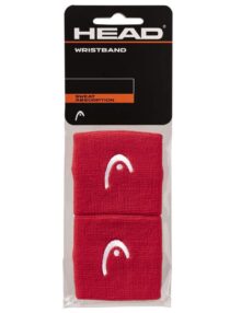 Pack 2 Muñequeras HEAD Cortas Rojas