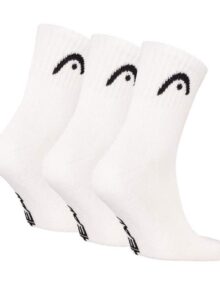 Pack 3 Calcetines HEAD Club Largos Blancos