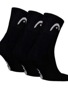 Pack 3 Calcetines HEAD Club Largos Negros