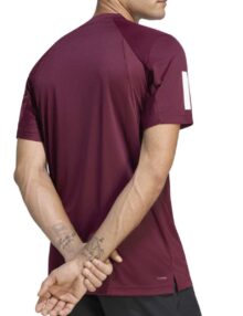 Camiseta Adidas Club 3STR Maroon