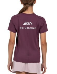 Camiseta Bullpadel Bea Junior 26I Ciruela