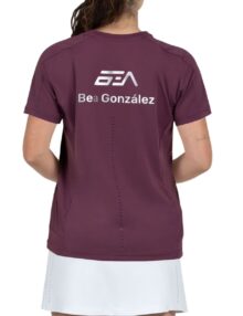 Camiseta Bullpadel Bea González Ciruela