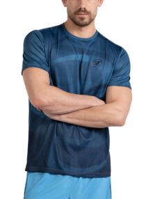 Camiseta Bullpadel Cayon Azul Atómico