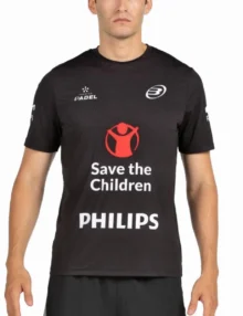 Camiseta Bullpadel Di Nenno Mofero Premier Padel negro