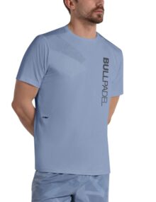 Camiseta Bullpadel Mistel Azul Acero