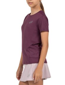 Camiseta Bullpadel Omur G Junior Ciruela