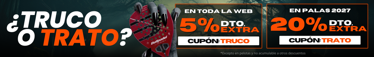 Rebajas de Halloween en pádel 2026
