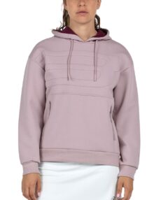 Sudadera Bullpadel Eolia Rosa Sombra W